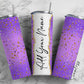 Purple Gradient, Purple Design, Purple Ombre Add Your Own Name, 20oz Sublimation Tumbler Designs, Skinny Tumbler Wraps Template - 1506
