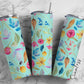 Floral Design, Botanical Flowers 20oz Tumbler Wrap, Seamless Skinny Tumbler, Sublimation Design PNG - 1244