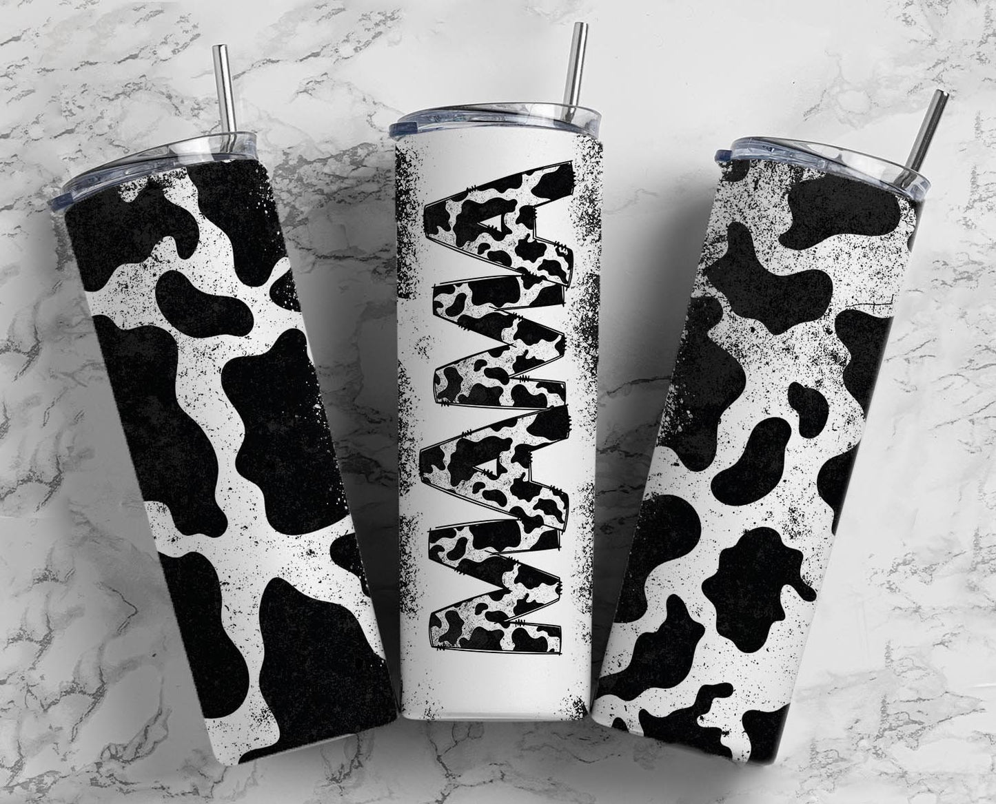 Cowhide Mama Seamless 20oz Sublimation Tumbler, Mothers Day Straight tumbler, Cow Print Mama Tumbler, Seamless Tumbler, Mom Tumbler Wrap PNG