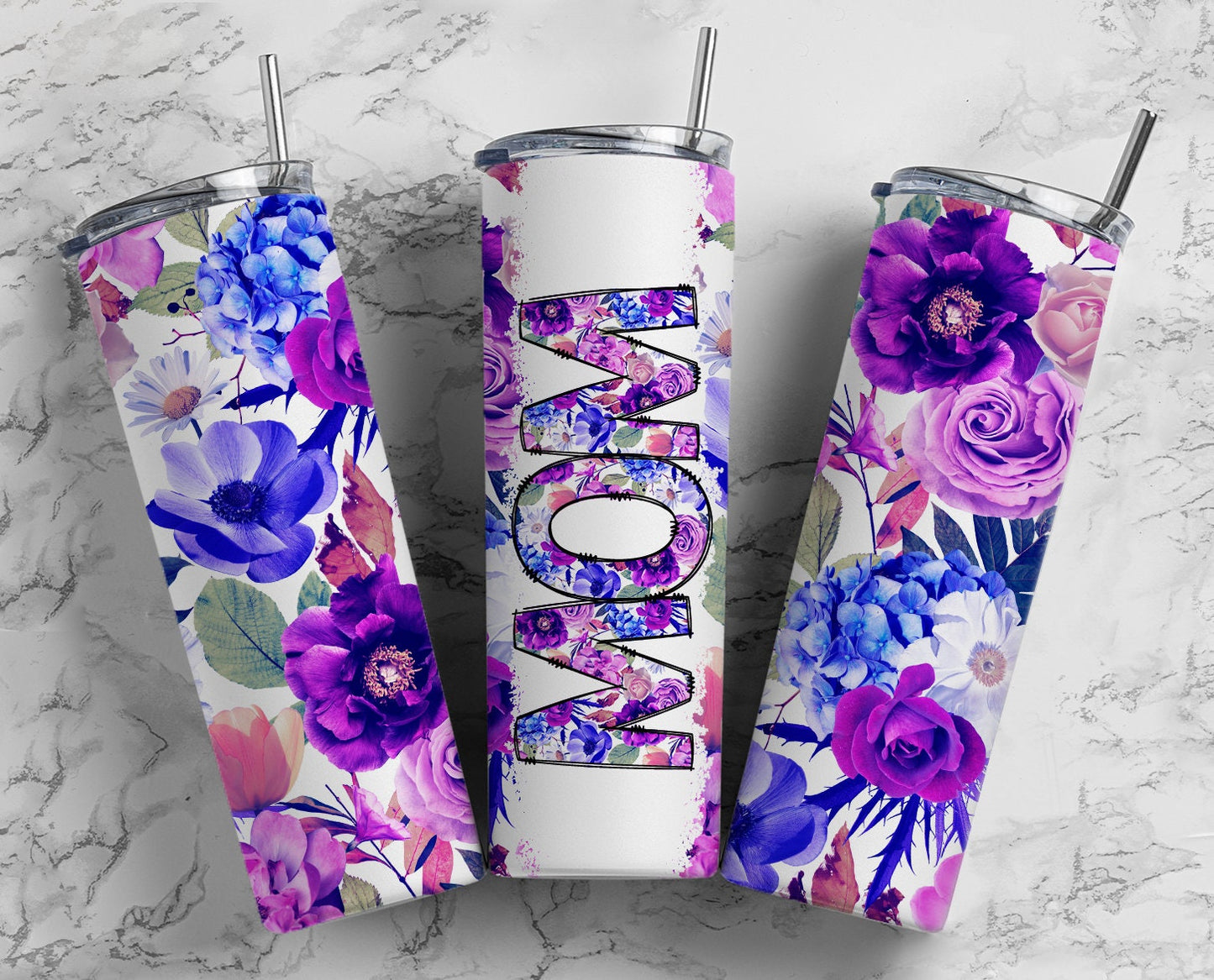 Mom Tumbler Wrap Seamless 20oz Tumblers Designs DESIGN 14