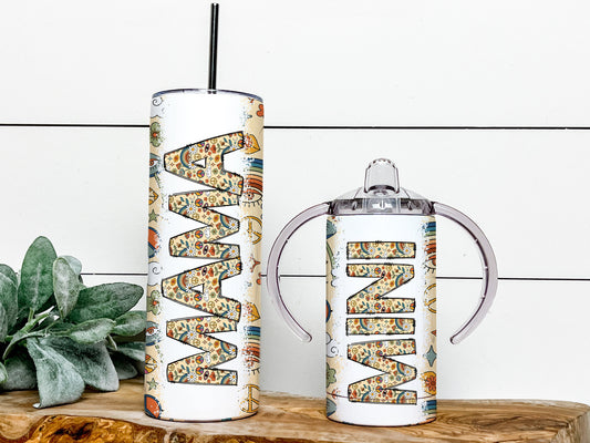 Mama and Mini Tumblers Sublimation Designs DESIGN 103