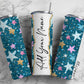 Stars Seamless, Stars Design Add Your Own Name, 20oz Sublimation Tumbler Designs, Skinny Tumbler Wraps Template - 791