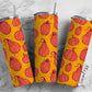 Pumpkins Autumn Design 20oz Tumbler Wrap, Seamless Skinny Tumbler, Sublimation Design PNG - 1208