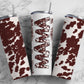 Brown Cow Hide Print Mama Seamless 20oz Sublimation Tumbler, Mothers Day Straight tumbler, Mama Tumbler, Seamless Tumbler Mom Wrap PNG