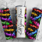 Crayons Add Your Own Name, 20oz Sublimation Tumbler Designs, Skinny Tumbler Wraps Template - 91 PATTERN