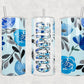 15oz Tumbler Wrap with Matching Doodle Letters, Hand drawn Alphabet, Kids Tumbler Sublimation PNG - Pattern 123