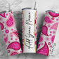 Pink Background, Pink Pattern Design Add Your Own Name, 20oz Sublimation Tumbler Designs, Skinny Tumbler Wraps Template - 209 PATTERN