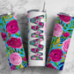 Roses Floral Mama Seamless 20oz Sublimation Tumbler, Mothers Day Straight tumbler, Mama Tumbler Flower Seamless Tumbler Mom Tumbler Wrap PNG
