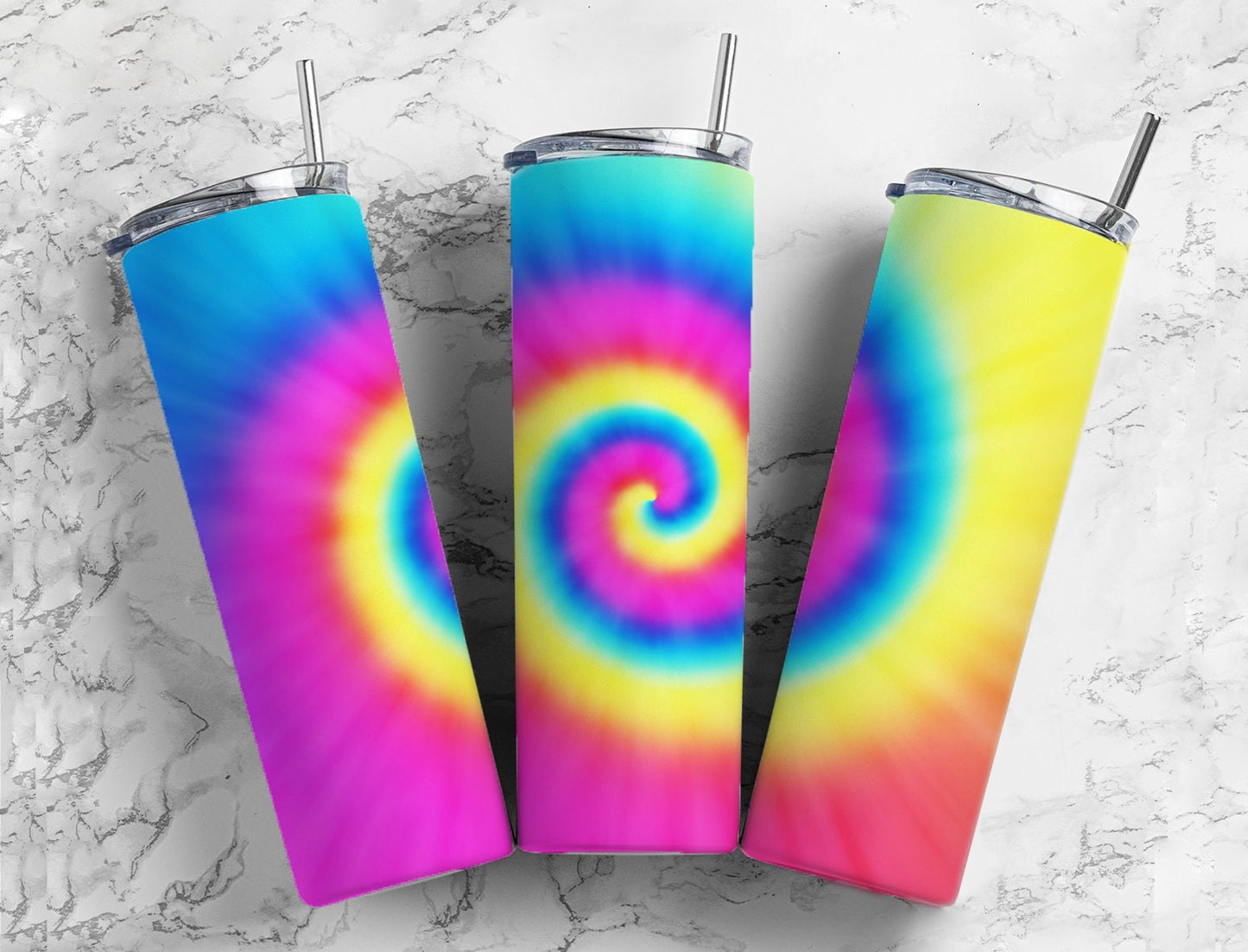 Tie Dye Bright Sublimation Bundle, Journal Template, 20oz Sublimation Tumbler Design, Pen Wrap Water Slide Epoxy Waterslide Pen Wrap PNG