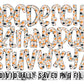 15oz Tumbler Wrap with Matching Doodle Letters, Hand drawn Alphabet, Kids Tumbler Sublimation PNG - Pattern 115