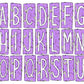 Sewing Box Doodle Letters, Western Hand Drawn Doodle Alphabet Set, Sublimation Designs PNG - 1929