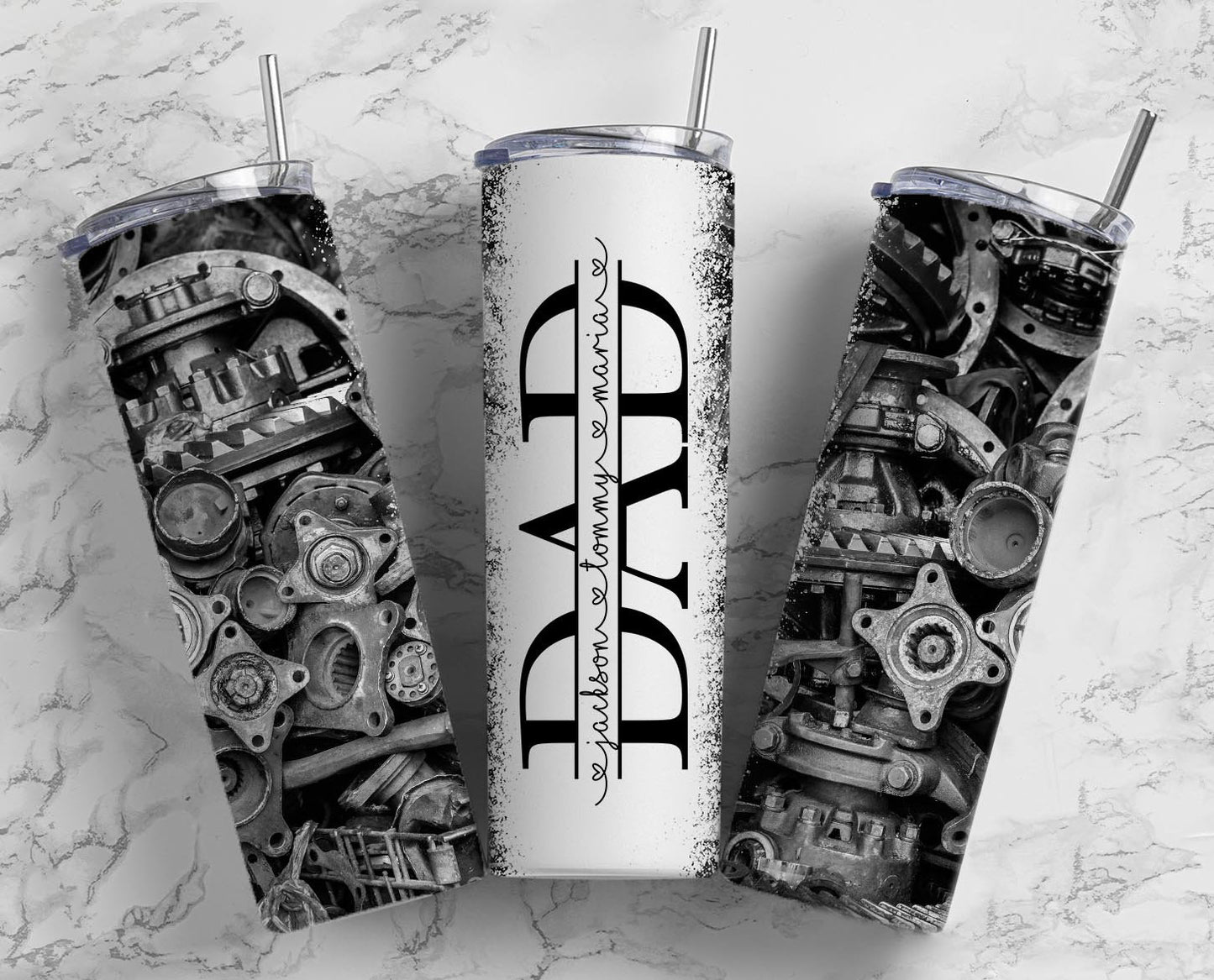 50+ Dad Split Seamless Mega Bundle, 20oz Sublimation Tumbler Design Bundle, Straight Tumbler, Fathers Day, Canva Add Your Own Name PNG