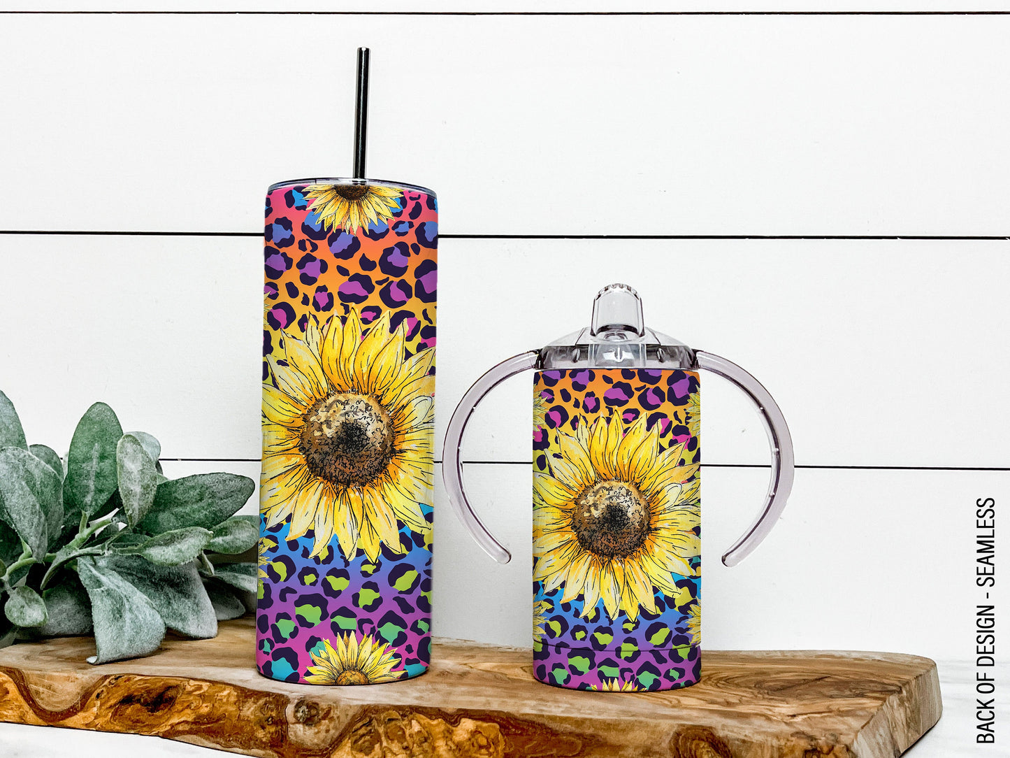 Country Mama and Mini Tumblers Sublimation Designs, Sunflower Western Mother Daughter Tumbler Wrap DESIGN 134