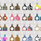 250+ Cow Tag Keyring Sublimation Design, Cowtag Earring Designs, Key Ring Tag Fob Sublimation Design, Instant Download, MOCKUPS Included!