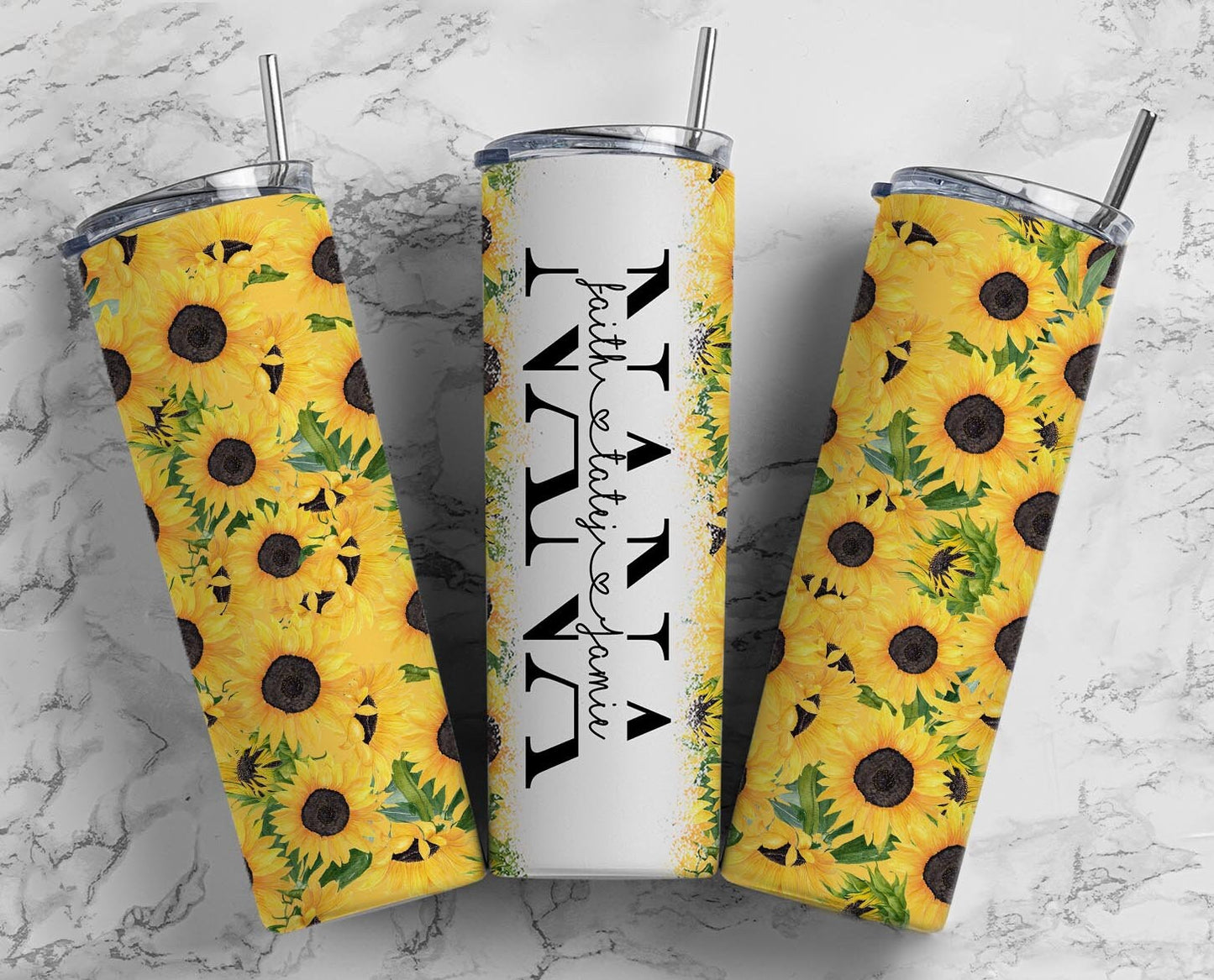 50+ NANA Split Seamless Mega Bundle, 20oz Sublimation Tumbler Design Bundle Straight Tumbler, Nanny Nanna Nan Tumbler, Add Your Own Name PNG