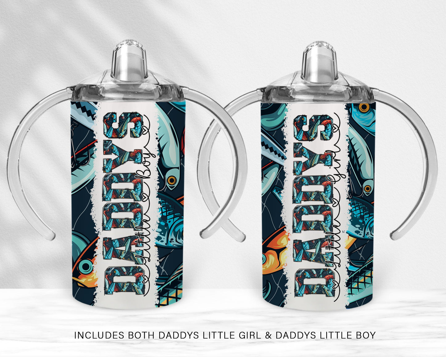 Matching Daddy Daughter Fathers Day Tumblers FISHING LURE