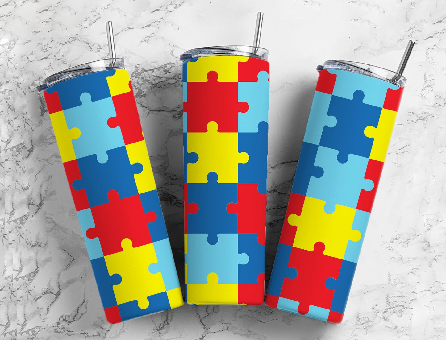 Autism Sublimation Bundle, Journal Template, 20oz Tumbler Design, Pen Wrap Water Slide Epoxy Waterslide Pen Wrap PNG