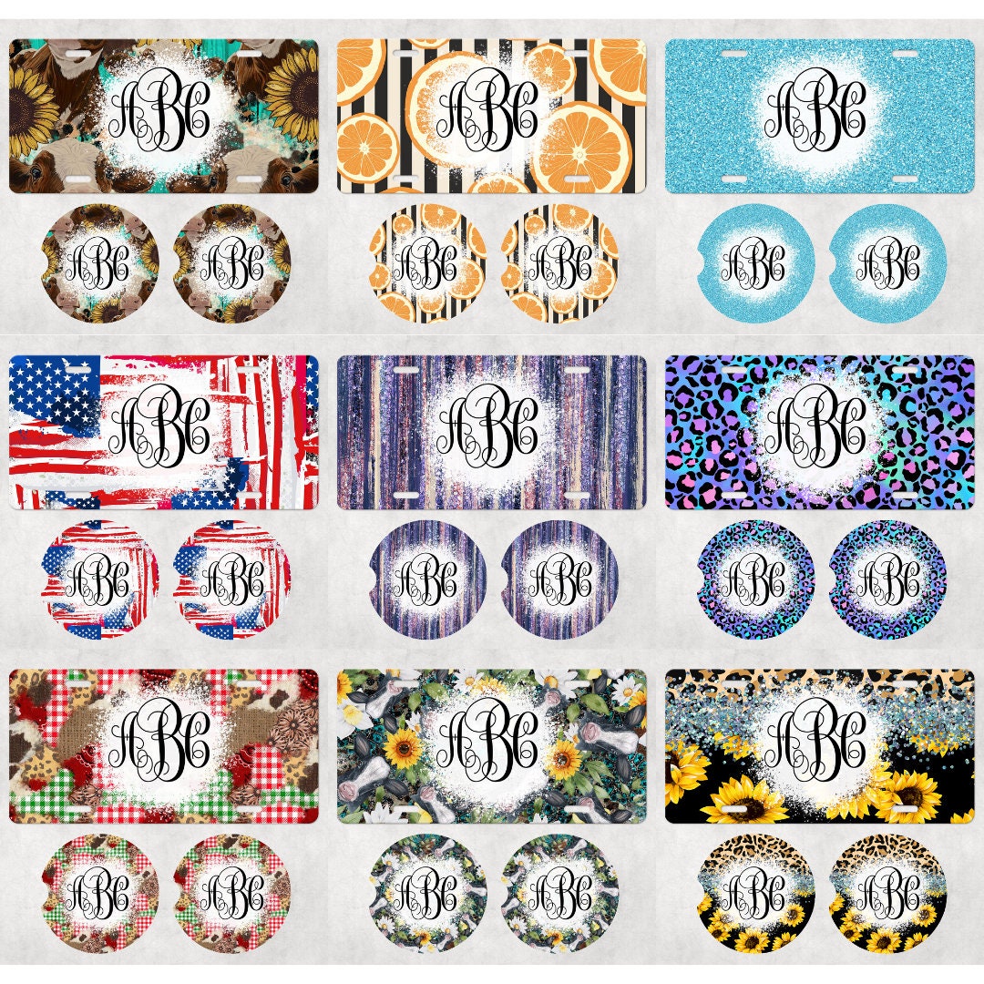 200+ Licence Plate & Car Coaster Bundle with Editable PSD Monograms, Car Sublimation, Dropbox Drive, Sublimation Designs, Car Coasters PNG (2023-01-04 07.47.29)