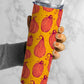 Pumpkins Autumn Design 20oz Tumbler Wrap, Seamless Skinny Tumbler, Sublimation Design PNG - 1208