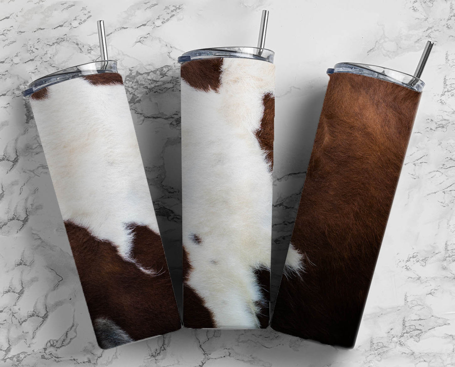 Cowhide 20oz Tumbler Design Bundle, Cow Print Country Sublimation Tumbler Design, Skinny Straight Tumbler, Cow Lover, Digital Download PNG