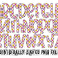 15oz Tumbler Wrap with Matching Doodle Letters, Hand drawn Alphabet, Kids Tumbler Sublimation PNG - Pattern 160