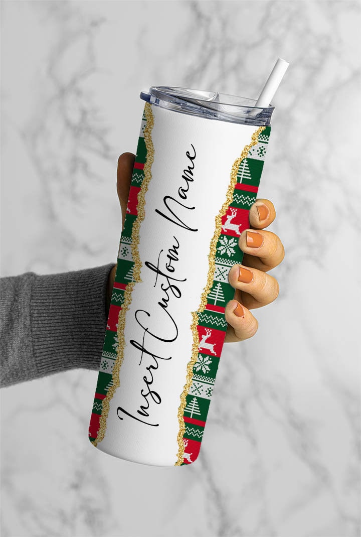 Christmas Seamless Add Your Own Text, Seamless Tumbler, 20oz Seamless Tumbler Designs, tumbler png, Skinny tumbler, Seamless Tumbler