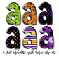 Halloween Doodle letters with Clip Art PNG Files, Make your own Name, Doodle Alpha Bundle, Halloween Clipart Alphabet Doodle Set PNG (2023-01-04 09.27.51)
