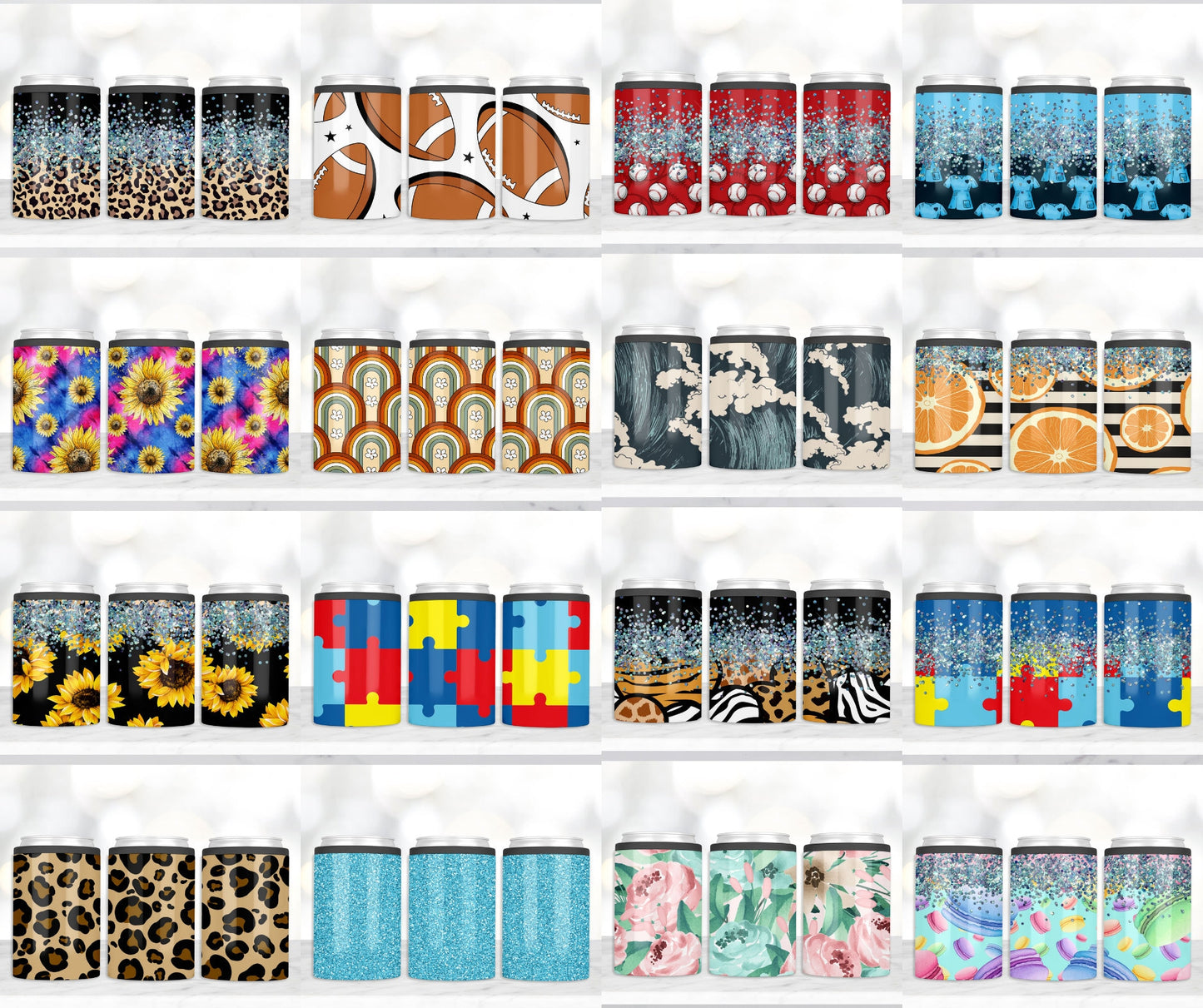 200+ HARD Can Cooler Sublimation Designs Bundle, Beer Cozies, Can Cosies, Stubby Holders, Can Cooler Template, METAL Can Cooler PNG