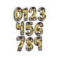 Sunflower Country Western Doodle letters, Hand Drawn Doodle Alpha Bundle, Sublimation Font PNG, Patterned Numbers & Alphabet,