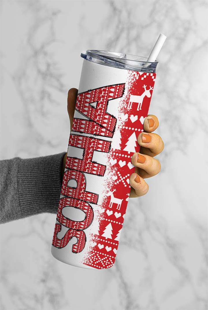 Christmas Seamless Add Your Own Text, Seamless Tumbler, 20oz Seamless Tumbler Designs, tumbler png, Skinny tumbler, Seamless Tumbler