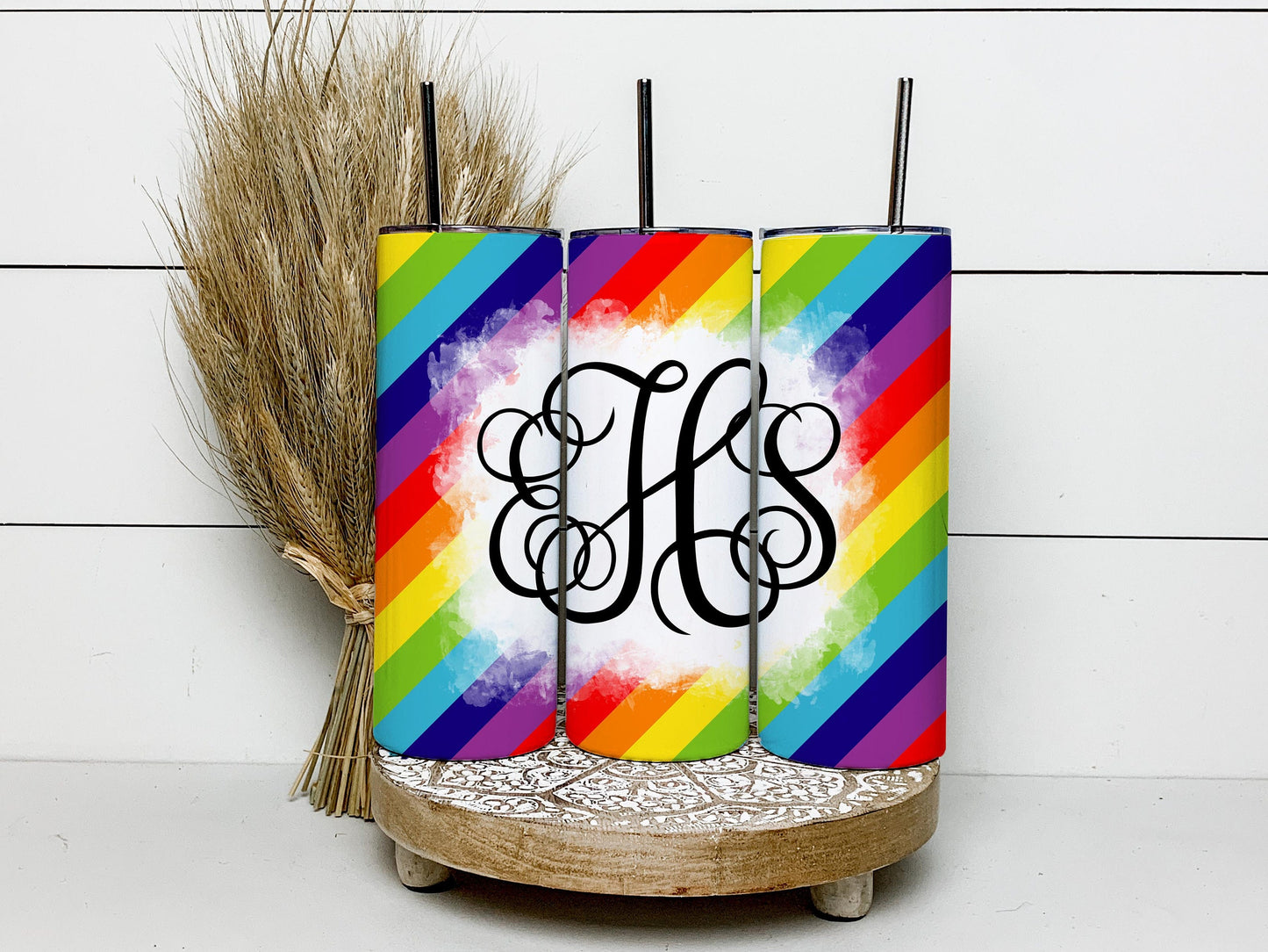 EDITABLE Rainbow Monogram 20oz Straight Tumbler Wrap Designs, Make Your Own Custom Peronalized Design, Easy Canva Tempalte (2023-01-04 09.55.20)