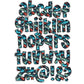 Fishing Doodle Alphabet Letters PNG Bundle, Fishing Lure Fisherman Fathers Day, Hand Drawn Doodle, Sublimation Alpha Set Designs PNG
