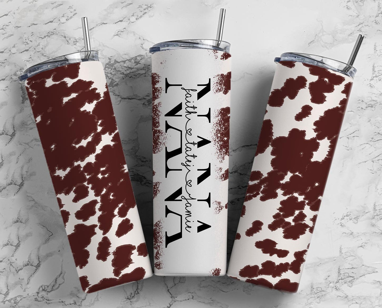 50+ NANA Split Seamless Mega Bundle, 20oz Sublimation Tumbler Design Bundle Straight Tumbler, Nanny Nanna Nan Tumbler, Add Your Own Name PNG