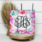 EDITABLE Floral Monogram 20oz Straight Tumbler Wrap Designs, Make Your Own Custom Peronalized Design, Flowers Easy Canva Tempalte (2023-01-04 10.01.21)