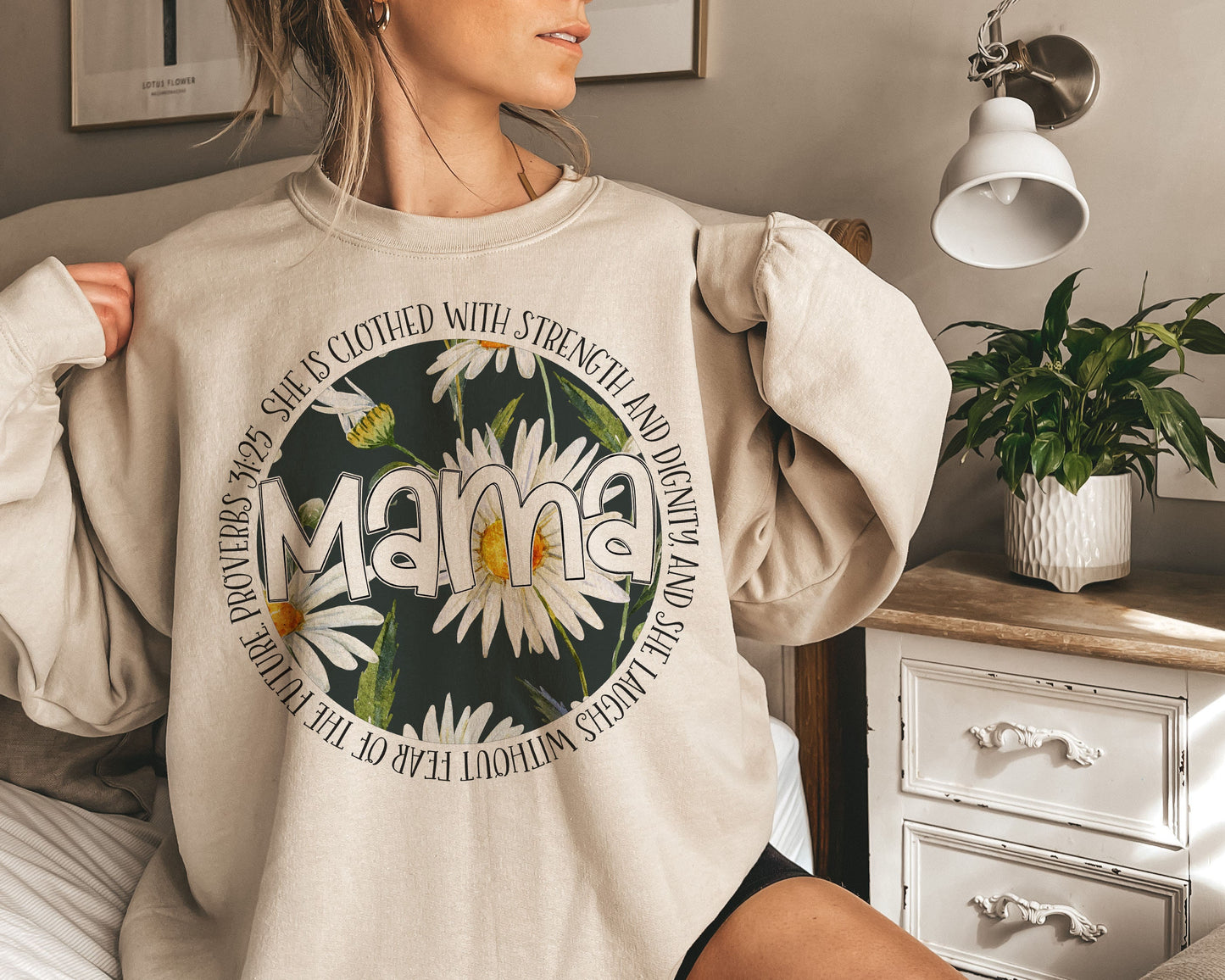 Daisy Mama Sublimation Design, Mockups Included, Mothers Day Sublimate Design, Floral Flowers, Mom Quote Sublimation, Mom PNG