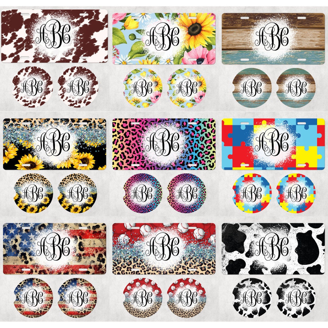 200+ Licence Plate & Car Coaster Bundle with Editable PSD Monograms, Car Sublimation, Dropbox Drive, Sublimation Designs, Car Coasters PNG (2023-01-04 07.47.29)