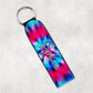 Tie Dye Add Your Name Car Sublimation Designs, Car Coaster Bundle PNG, Licence Plate Holder Frames, Key Fob Wristlet Keychain Pink & Blue