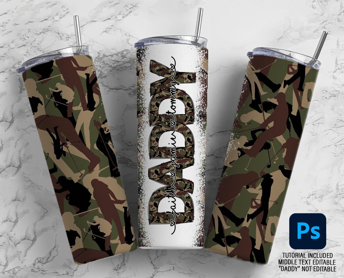 Fathers Day Tumbler Wrap Bundle, Editable Kids Names, Dad Split, Fathers Day Sublimation Design, Add Your Own Name, 20oz Straight Tumbler