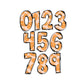 Pumpkins Doodle letters, Hand Drawn Doodle Alpha Bundle, Sublimation Font PNG, Patterned Numbers & Alphabet,
