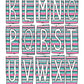 Serape Pink Box Doodle Letters, Western Hand Drawn Doodle Alphabet Set, Sublimation Designs PNG - 1412