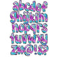 Pink Purple Blue Glitter Abstract Alphabet Letters PNG Bundle, Alcohol Ink, Hand Drawn Doodle, Sublimation Alpha Set Designs PNG