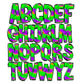 Halloween Doodle letters with Clip Art PNG Files, Make your own Name, Doodle Alpha Bundle, Halloween Clipart Alphabet Doodle Set PNG (2023-01-04 09.46.39)