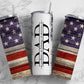 50+ Dad Split Seamless Mega Bundle, 20oz Sublimation Tumbler Design Bundle, Straight Tumbler, Fathers Day, Canva Add Your Own Name PNG