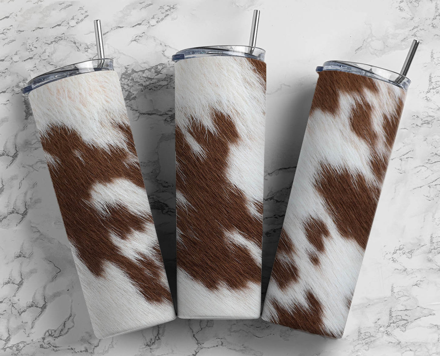 Cowhide 20oz Tumbler Design Bundle, Cow Print Country Sublimation Tumbler Design, Skinny Straight Tumbler, Cow Lover, Digital Download PNG