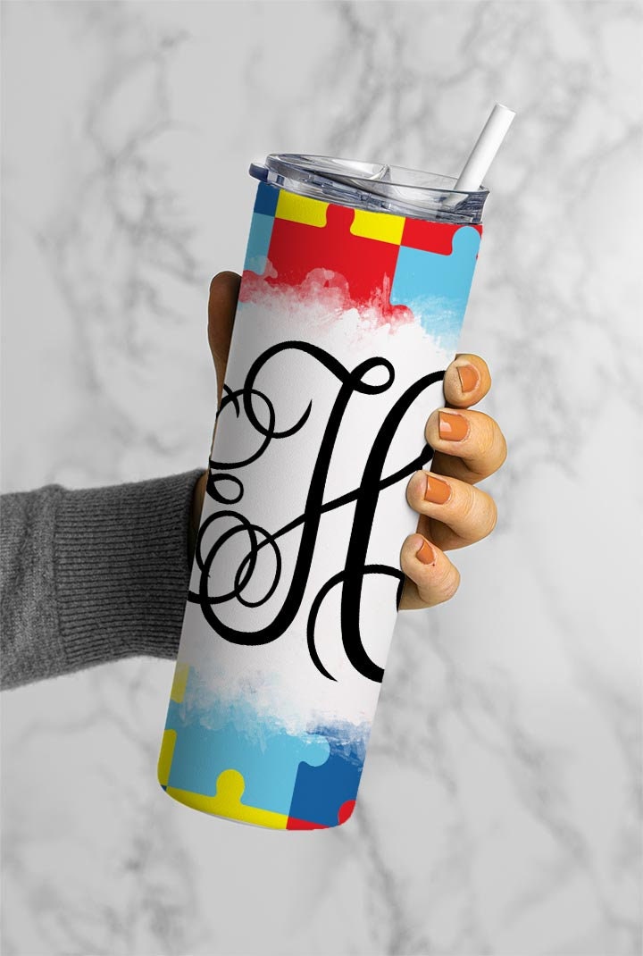 EDITABLE Autism Monogram 20oz Straight Tumbler Wrap Designs, Make Your Own Custom Peronalized Design, Easy Canva Tempalte (2023-01-04 10.01.14)