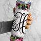 EDITABLE Flower Monogram 20oz Straight Tumbler Wrap Designs, Make Your Own Custom Peronalized Design, Easy Canva Tempalte