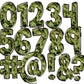 Weed Doodle Letter Entire Hand Drawn Alphabet Set, Marijuana Buds, doodle numbers, printable alphabet, alphapack, alphabet clipart PNG