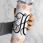 EDITABLE Retro Smile Monogram 20oz Straight Tumbler Wrap Designs, Make Your Own Custom Peronalized Design, Easy Canva Tempalte