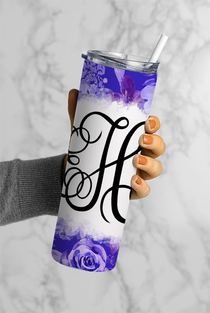 EDITABLE Cheetah Monogram 20oz Straight Tumbler Wrap Designs, Make Your Own Custom Peronalized Design, Easy Canva Tempalte