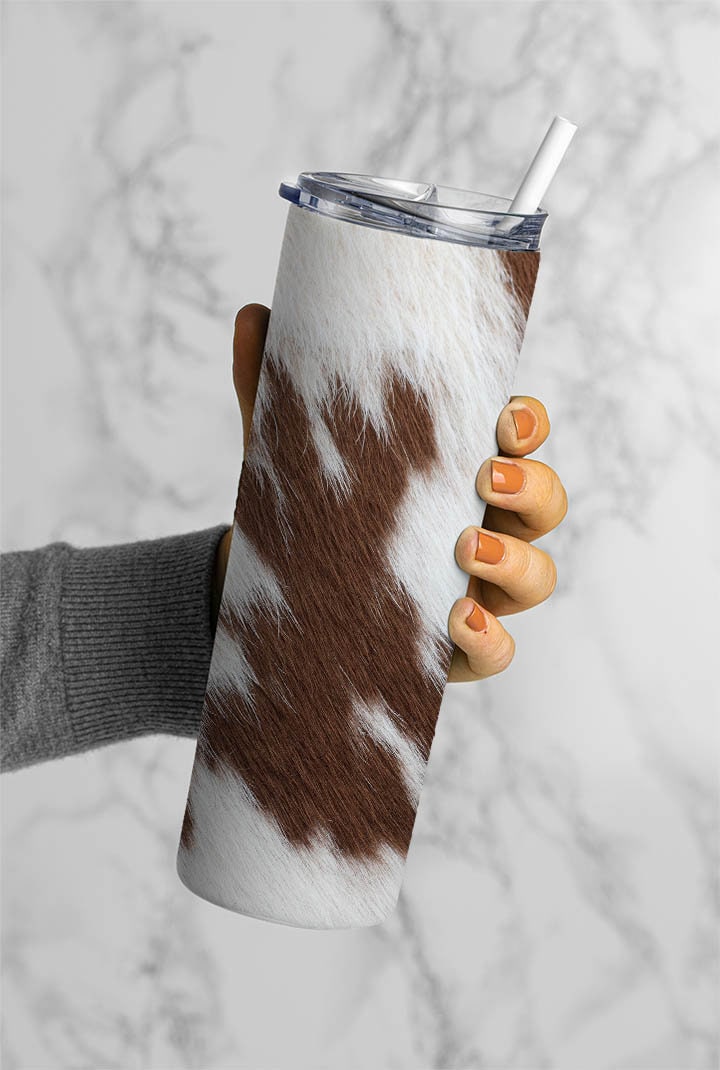 Cowhide 20oz Tumbler Design Bundle, Cow Print Country Sublimation Tumbler Design, Skinny Straight Tumbler, Cow Lover, Digital Download PNG